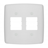 Placa para três Teclas + três Teclas 4x4 - Mônaco